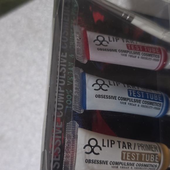 🌟🧚‍♀️Obsessive Compulsive Cosmetics RARE Mini Lip Tar Set NWT - Picture 2 of 4